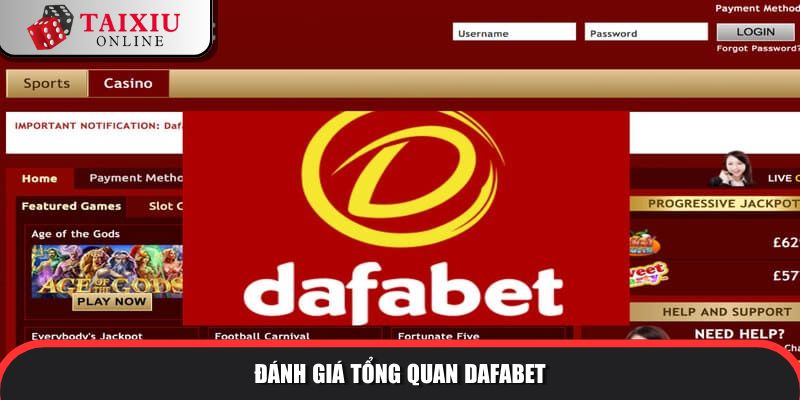 Đánh giá tổng quan về nhà cái tài xỉu Dafabet